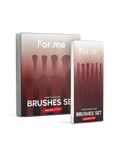 Coffret Pinceaux Teint + Yeux [Burgundy]